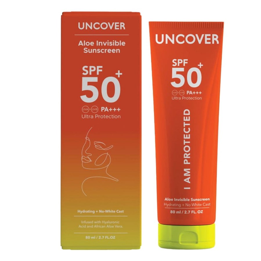 Uncover Aloe Invisible Sunscreen – 80Ml