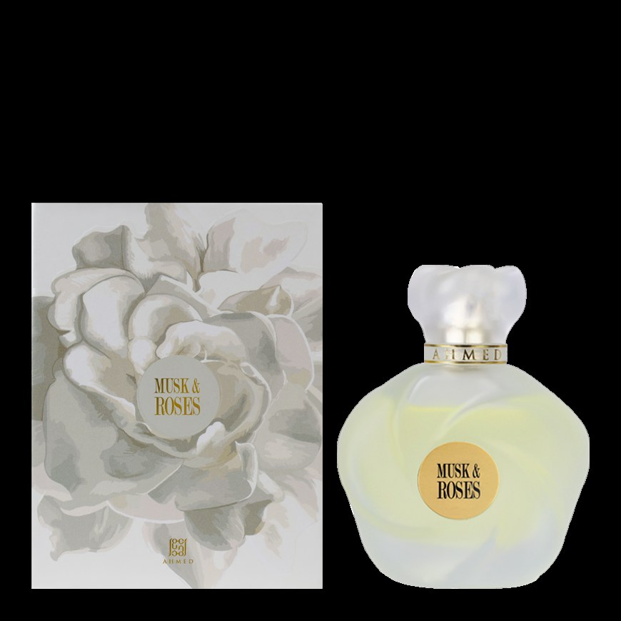 Ahmed Al Magharibi Musk and Roses Eau de Parfum- 75ml - Image 1