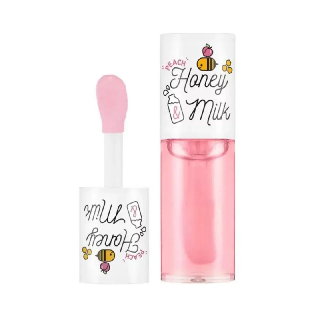 A'pieu Honey & Milk Lip Oil (Peach)- 5g - Image 1