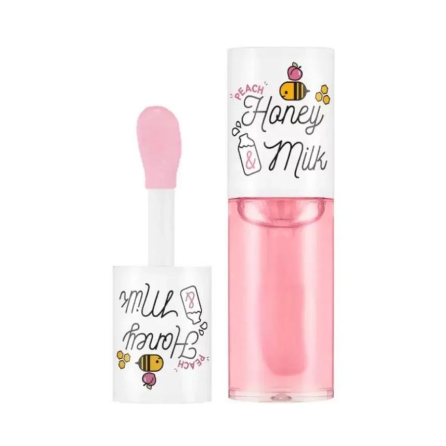 A'pieu Honey & Milk Lip Oil (Peach)- 5g
