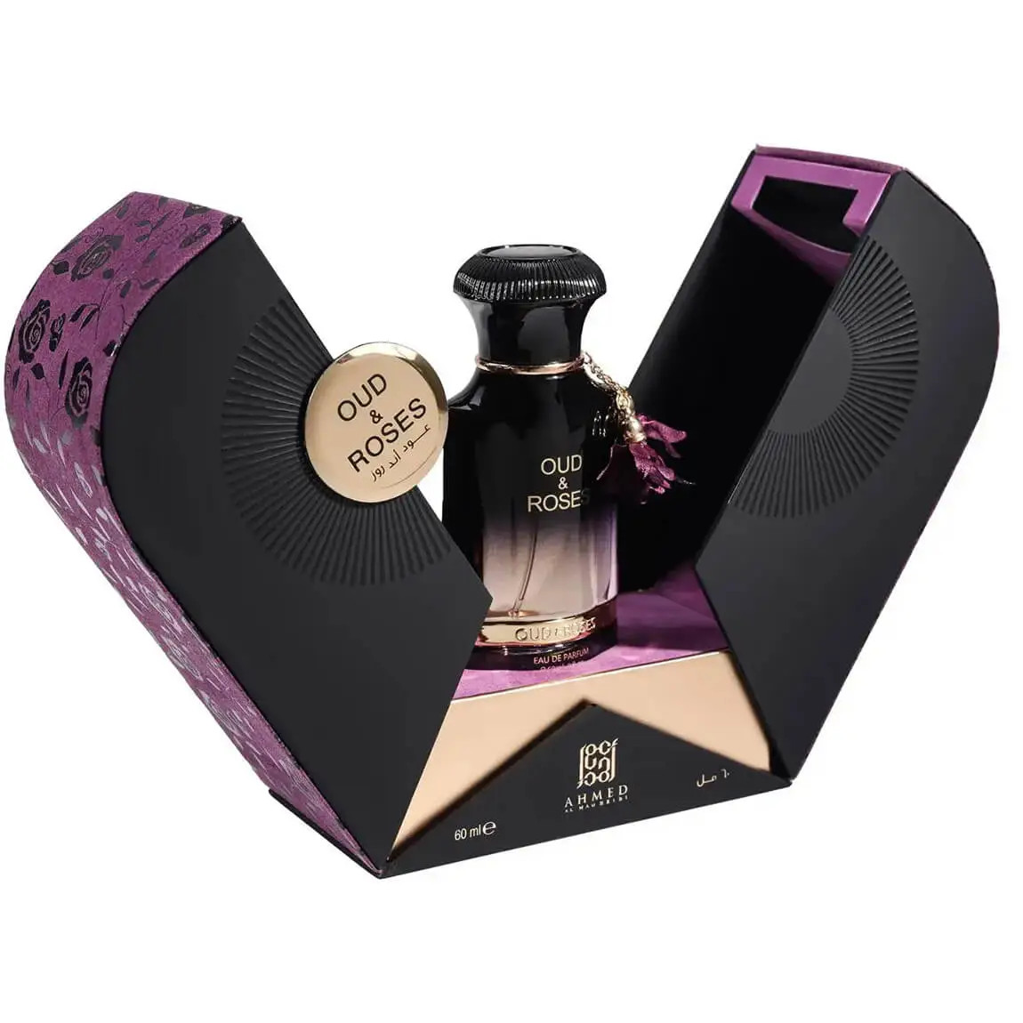 Ahmed Al Magharibi Oud & Roses Extrait de Parfum- 60ml